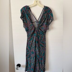 Multicolor Paisley Dress